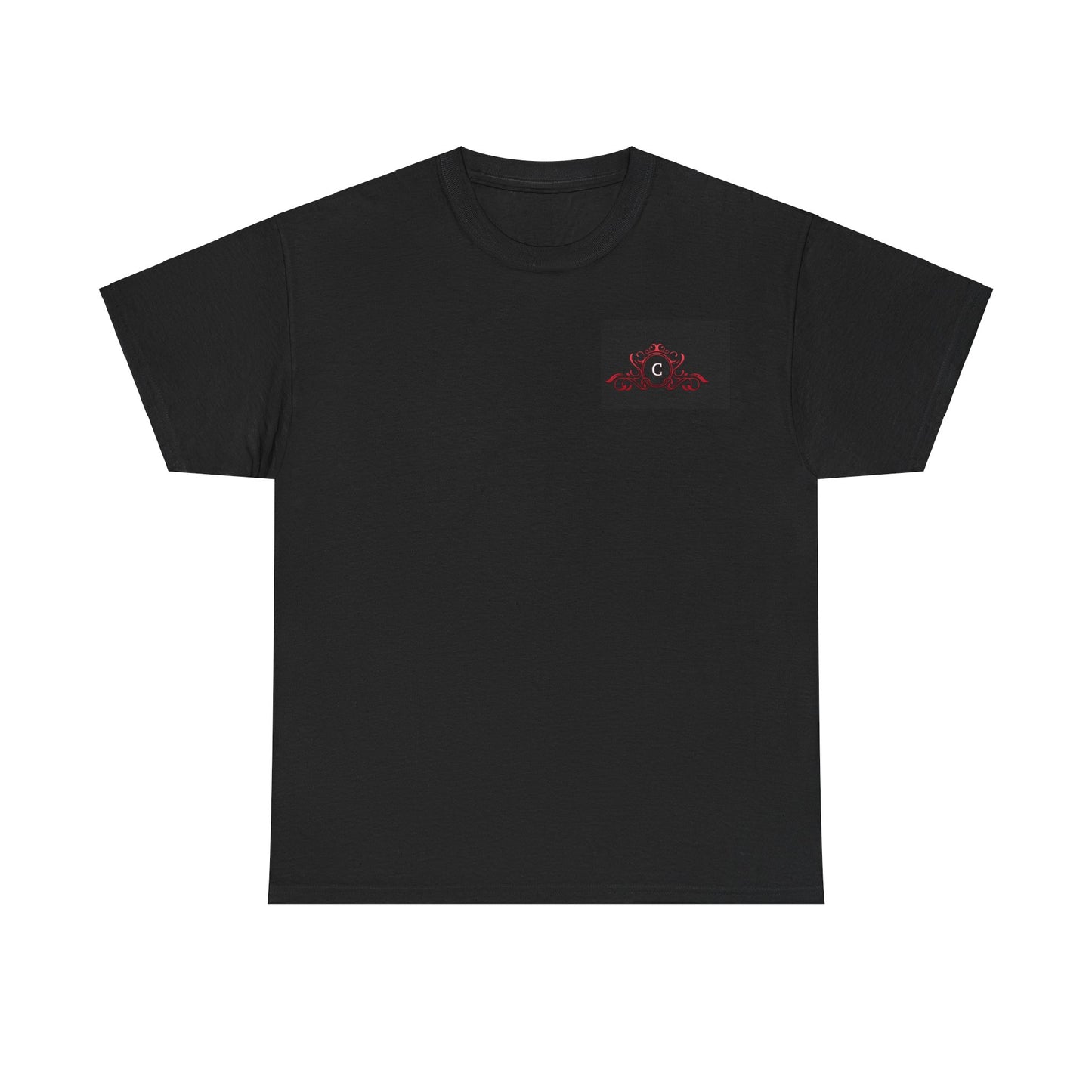 Crimson Crest black Tshirt