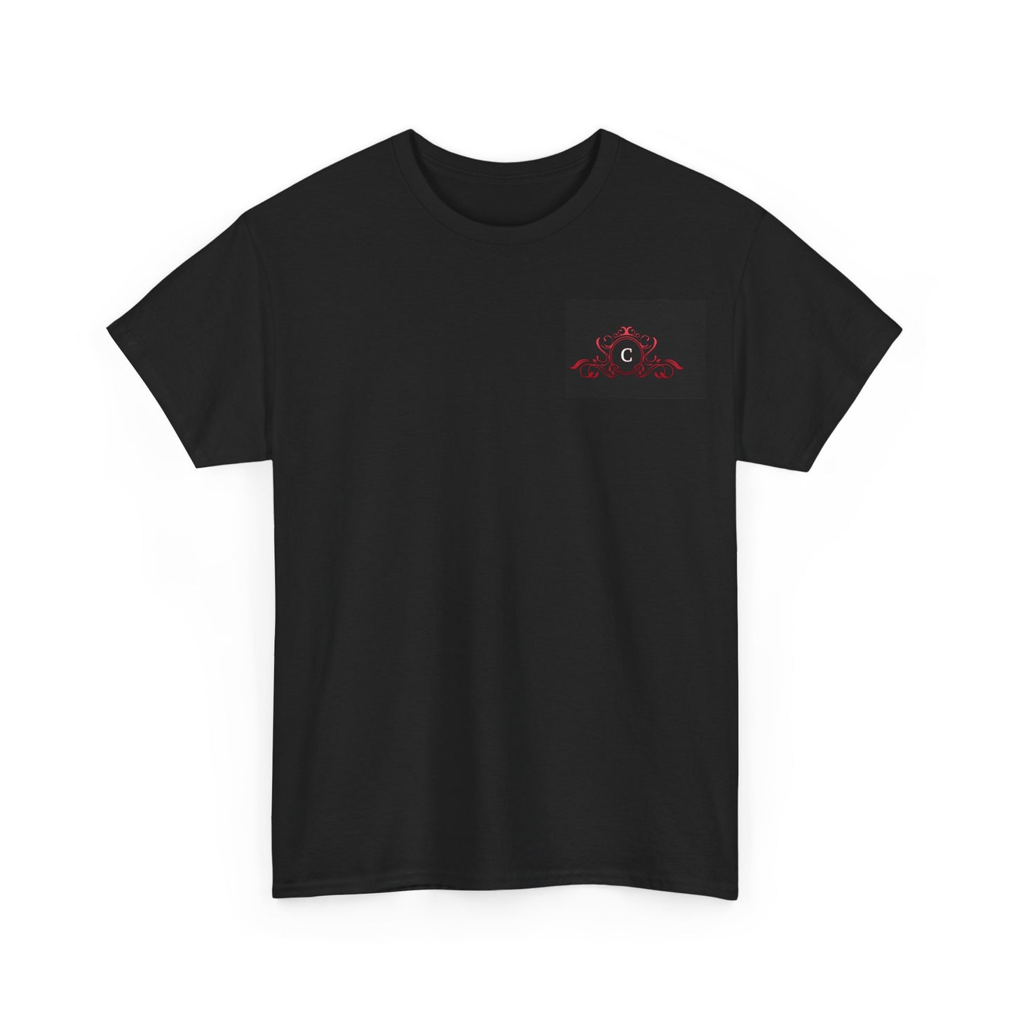 Crimson Crest black Tshirt