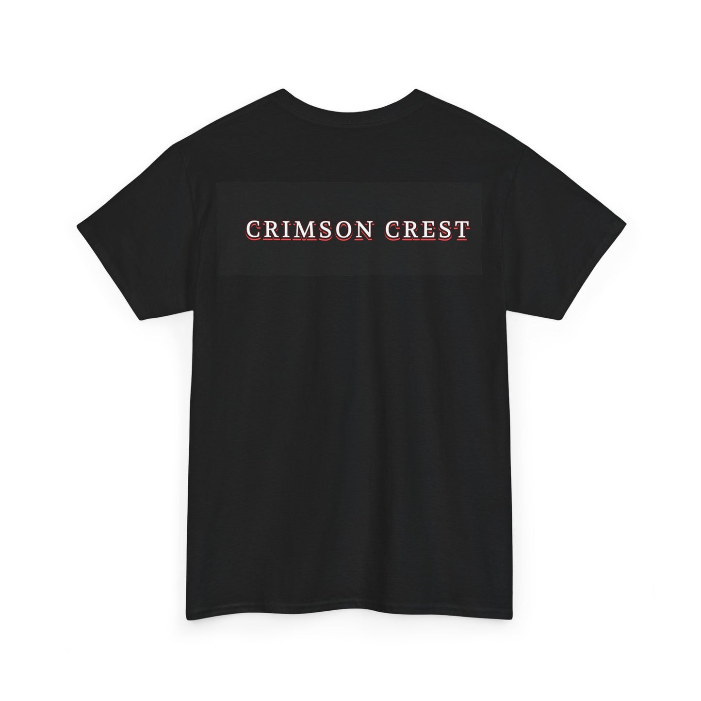 Crimson Crest black Tshirt