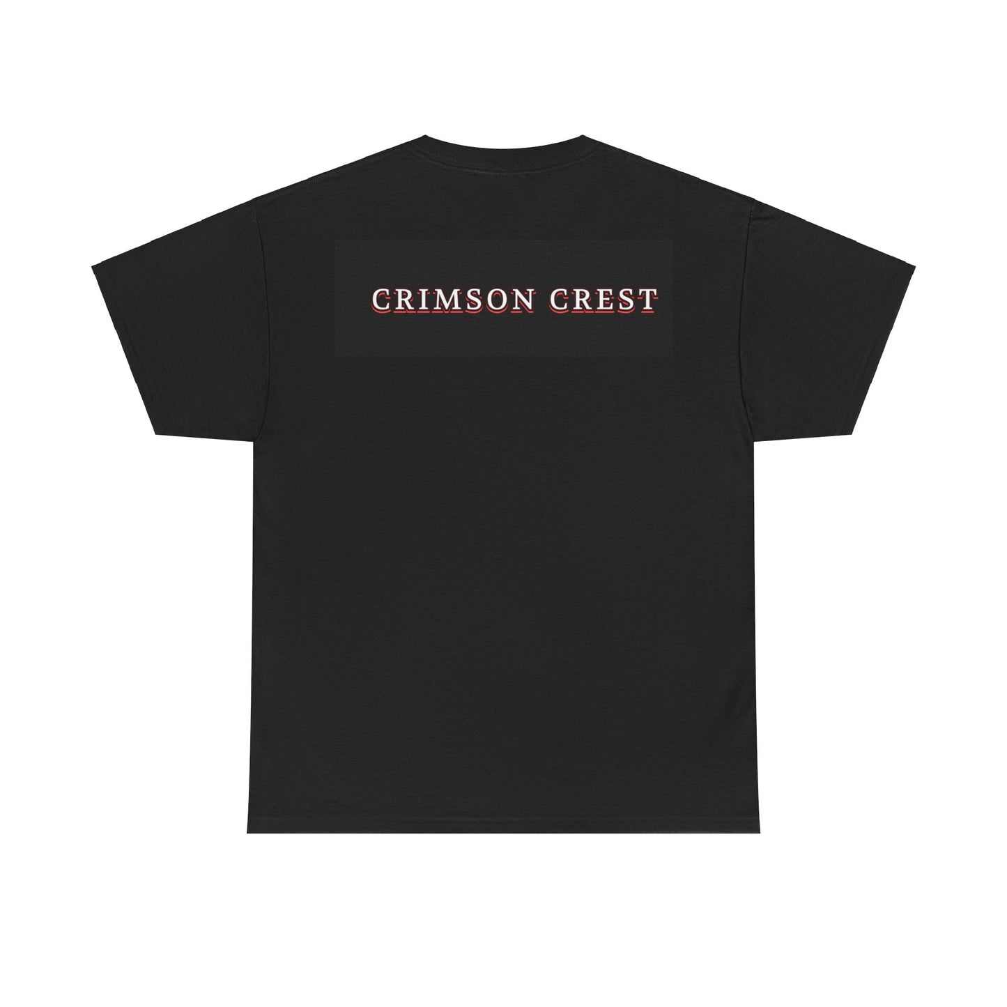 Crimson Crest black Tshirt