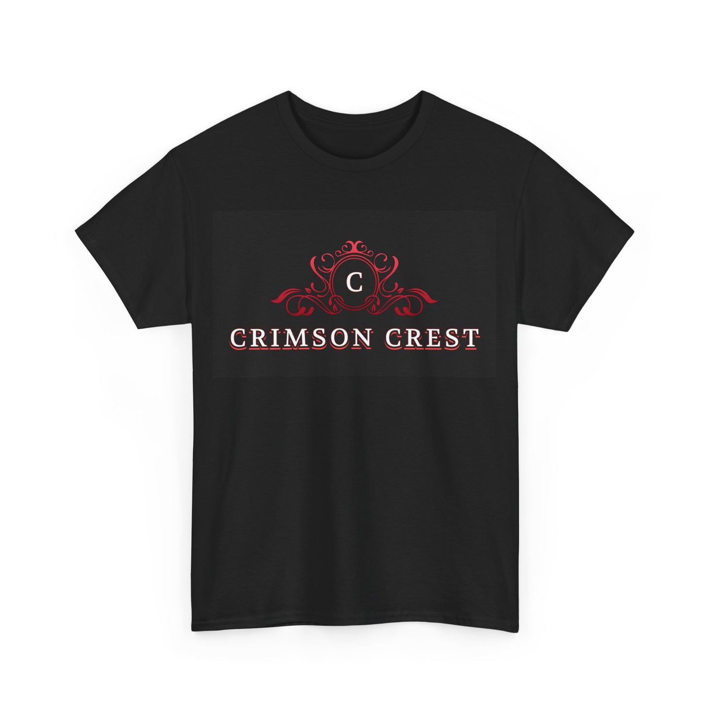 Crimson Crest black Tshirt V2