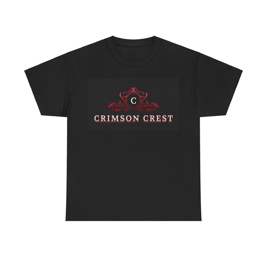 Crimson Crest black Tshirt V2