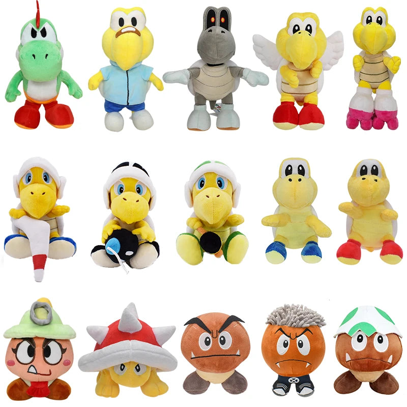 Mario Yoshi Koopa Troopa Plush Toy Goombella Ken Carson Goomba Doll Nabbit Kame Rolla Koopa New Cartoon Game Stuffed Doll Gifts