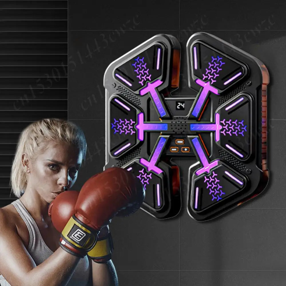 Smart Music Boxing Machine Music Boxing Trainer Boxing Training Punching Equipment Wall-Mounted Boxing Wall Target