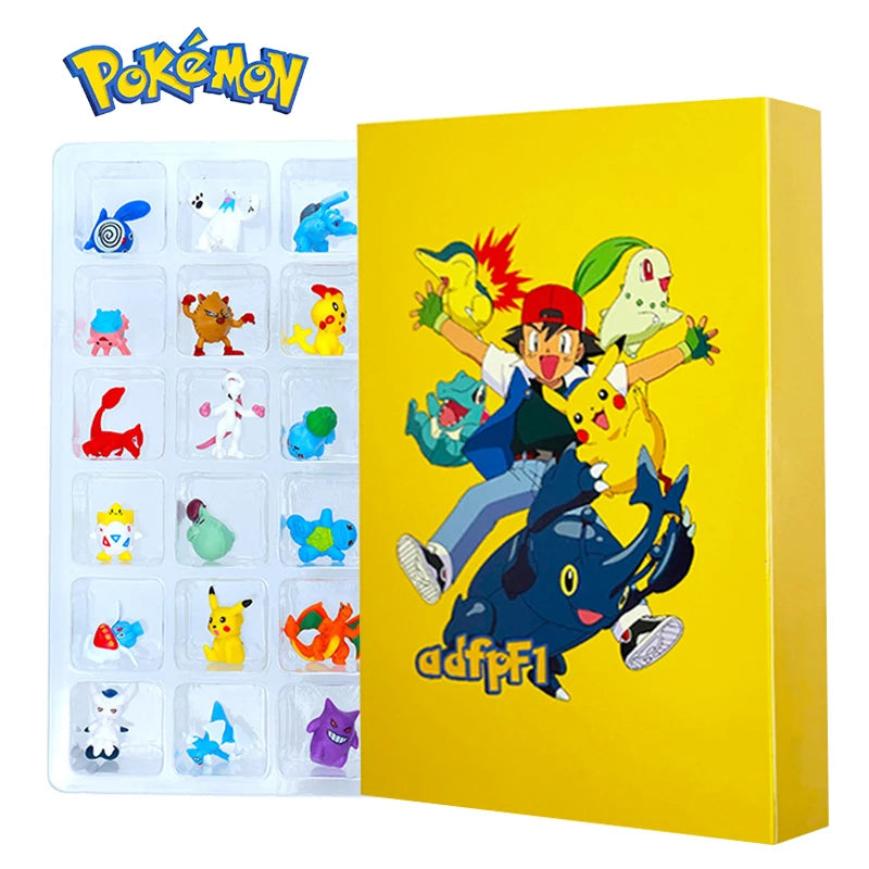 Pokemon Figure Christmas Halloween Advent Calendar Gift Kawaii Pikachu Anime Figural Action 24Pcs Set PVC Model Kid Toys