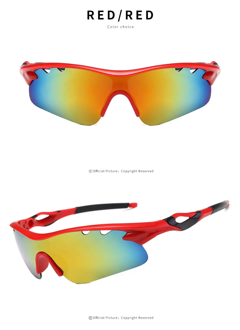 Men and Women Cycling Glasses Mens Sunglasses for Men Outdoor Eyewares Sports Sun Glasses  Multi Color Lens Unisex Glasses