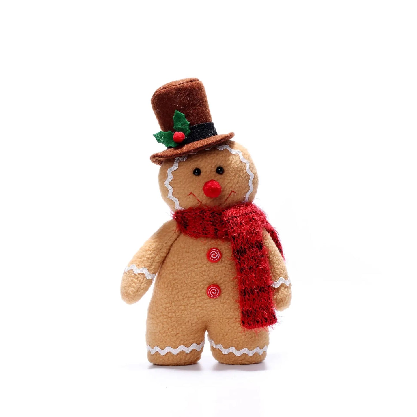 30cm Gingerbread Man Doll Christmas Plush Leg Dolls Xmas Tree Ornaments New Year Kids Gift 2023 Christmas Decorations for Home