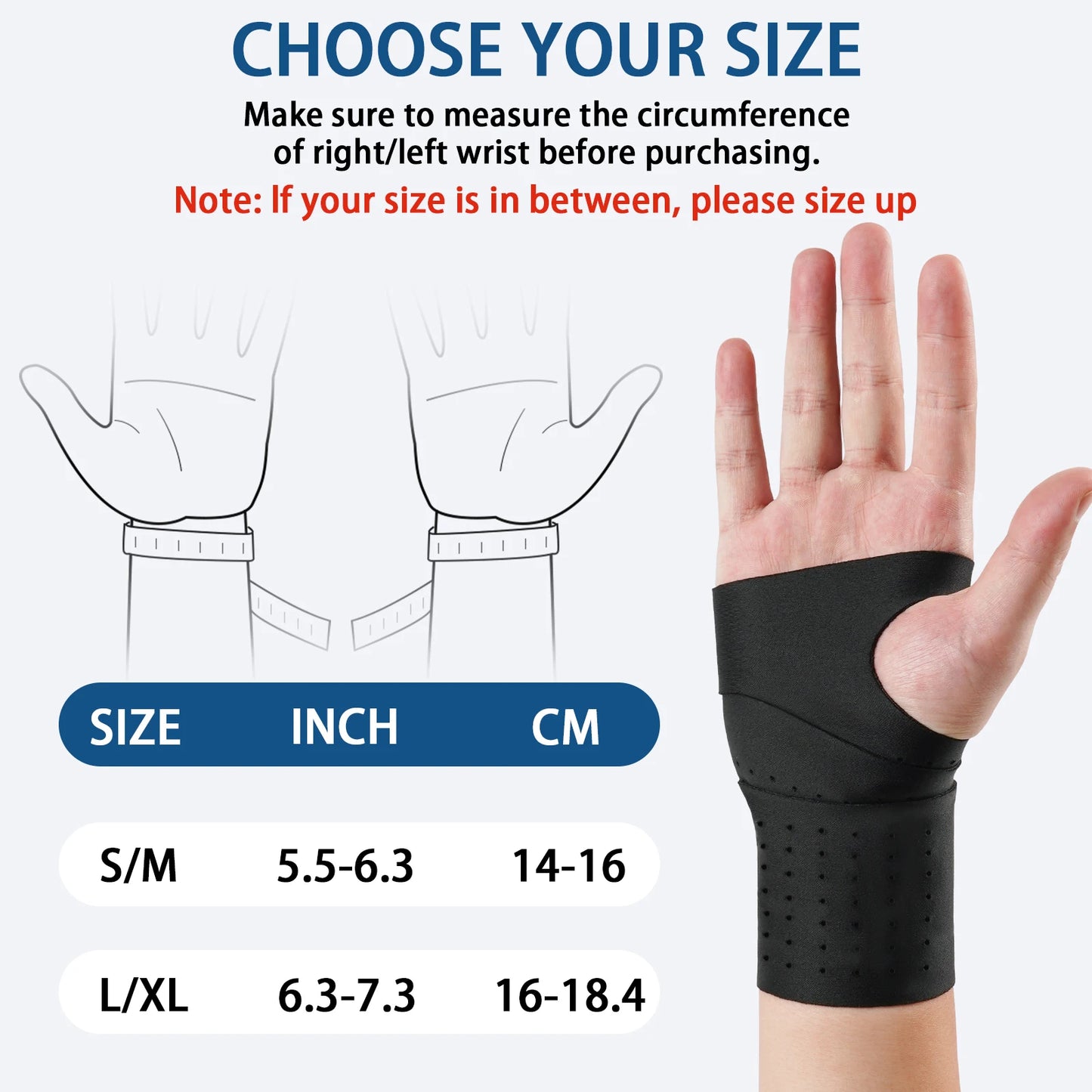 1PCS Adjustable Compression Wrist Support Brace for Sports, Carpal Tunnel, and Pain Relief – Comfortable and Durable Wrap