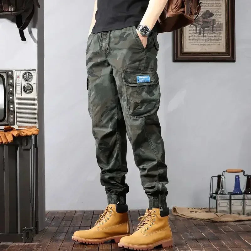 Male Trousers Cotton Multi Pocket Men's Cargo Pants Multipockets Baggy Regular Fit Luxury Aesthetic New In Cheapest Harajuku Emo