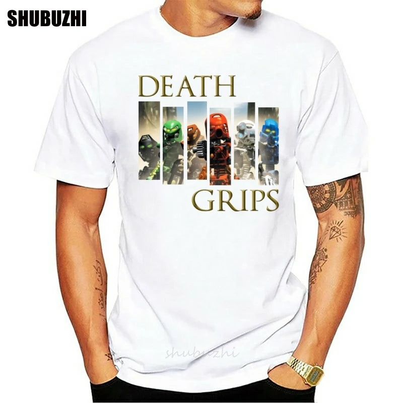 Death Grips of Bionicle Toa Mata T-Shirt cotton tshirt men summer fashion t-shirt euro size summer tshirt drop shipping