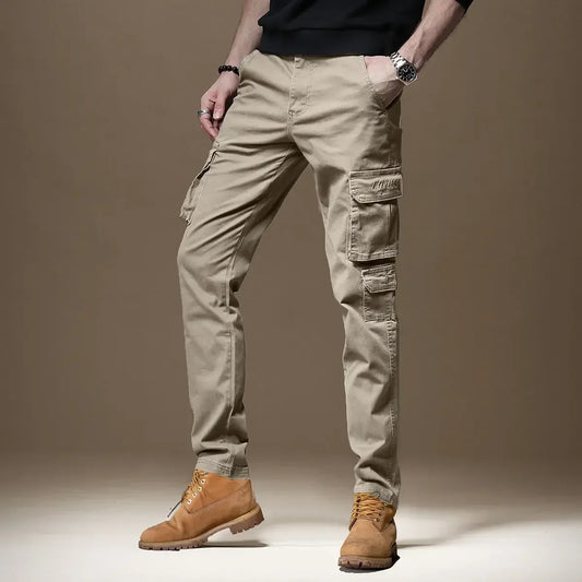 Trousers Man Black Slim Cargo Pants For Men Loose Korean Luxury With High Quality Long New In Oversize Designer Cheapest