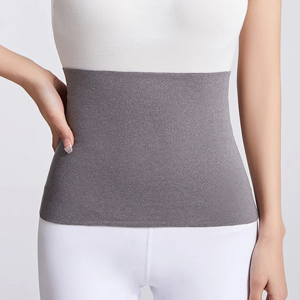 Winter Warm Thermal Waist Support Unisex Elastic Cotton Cloth Abdomen Back Pressure Warmer Inner Wear Belly Protector 2023 New