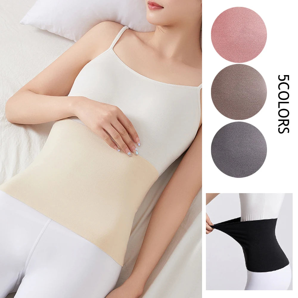 Winter Warm Thermal Waist Support Unisex Elastic Cotton Cloth Abdomen Back Pressure Warmer Inner Wear Belly Protector 2023 New