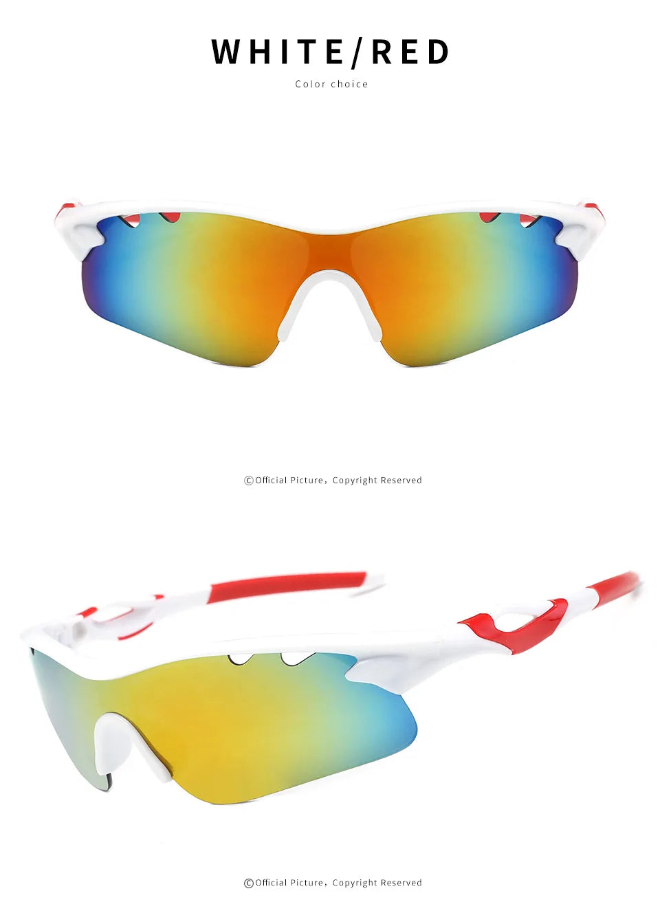 Men and Women Cycling Glasses Mens Sunglasses for Men Outdoor Eyewares Sports Sun Glasses  Multi Color Lens Unisex Glasses