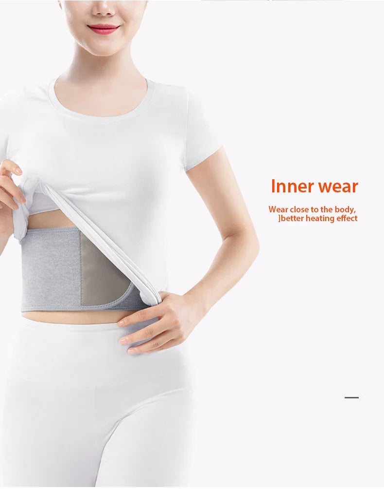 Wormwood FeverTherapy Waist Support Belt Self-Heating Lumbar Support Wrap Lower Back Brace Thin Soft Winter Binder Waistband