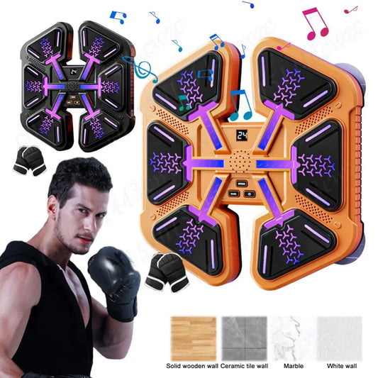 Smart Music Boxing Machine Music Boxing Trainer Boxing Training Punching Equipment Wall-Mounted Boxing Wall Target