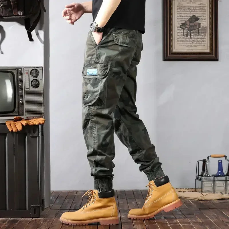 Male Trousers Cotton Multi Pocket Men's Cargo Pants Multipockets Baggy Regular Fit Luxury Aesthetic New In Cheapest Harajuku Emo