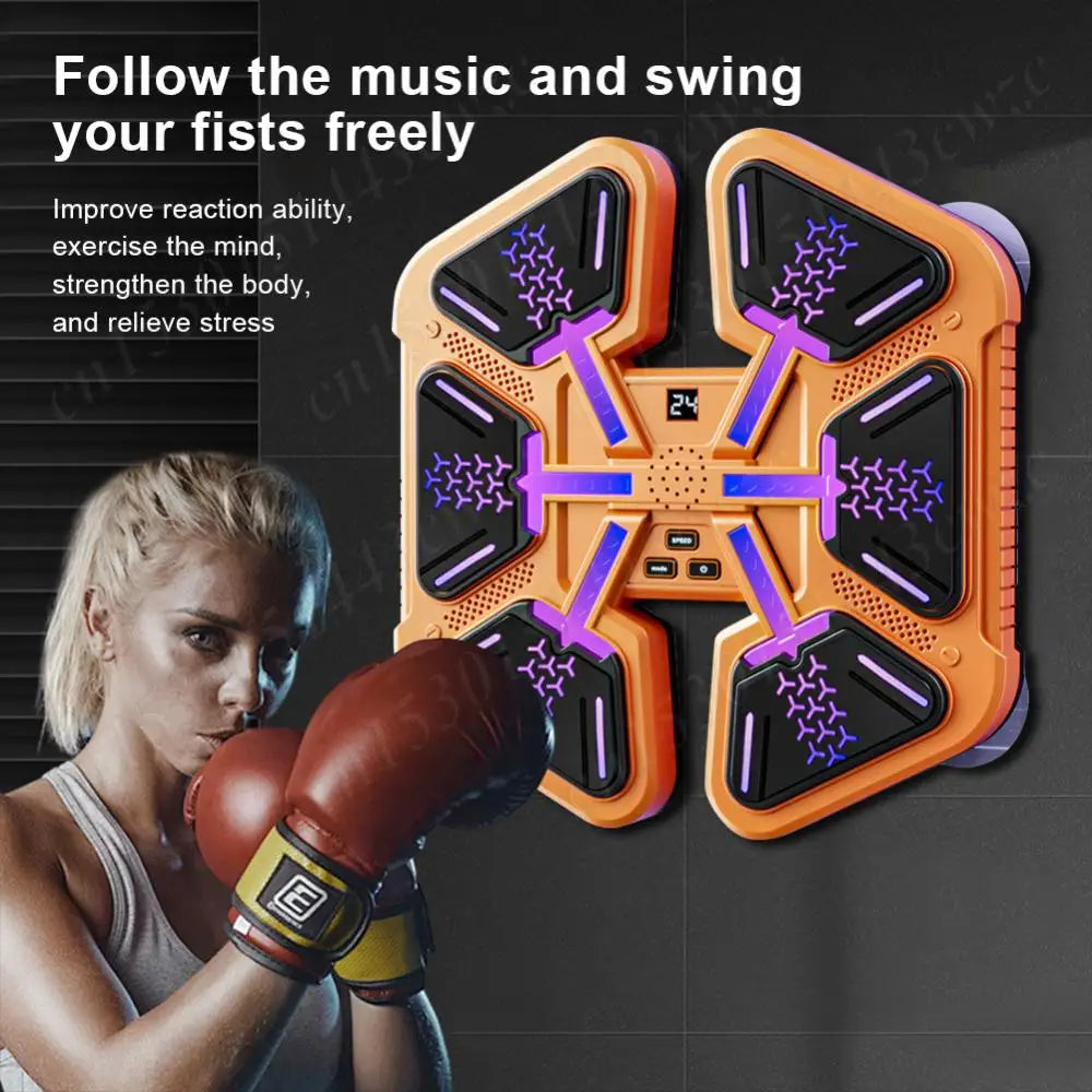 Smart Music Boxing Machine Music Boxing Trainer Boxing Training Punching Equipment Wall-Mounted Boxing Wall Target