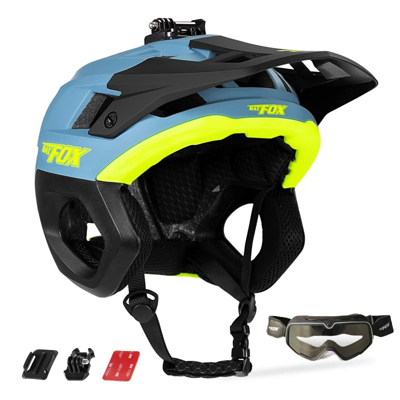 BATFOX bike helmet cycling dh mtb Integrally-molded helmet road mountain safely hat men racing riding casco ciclismo helmets