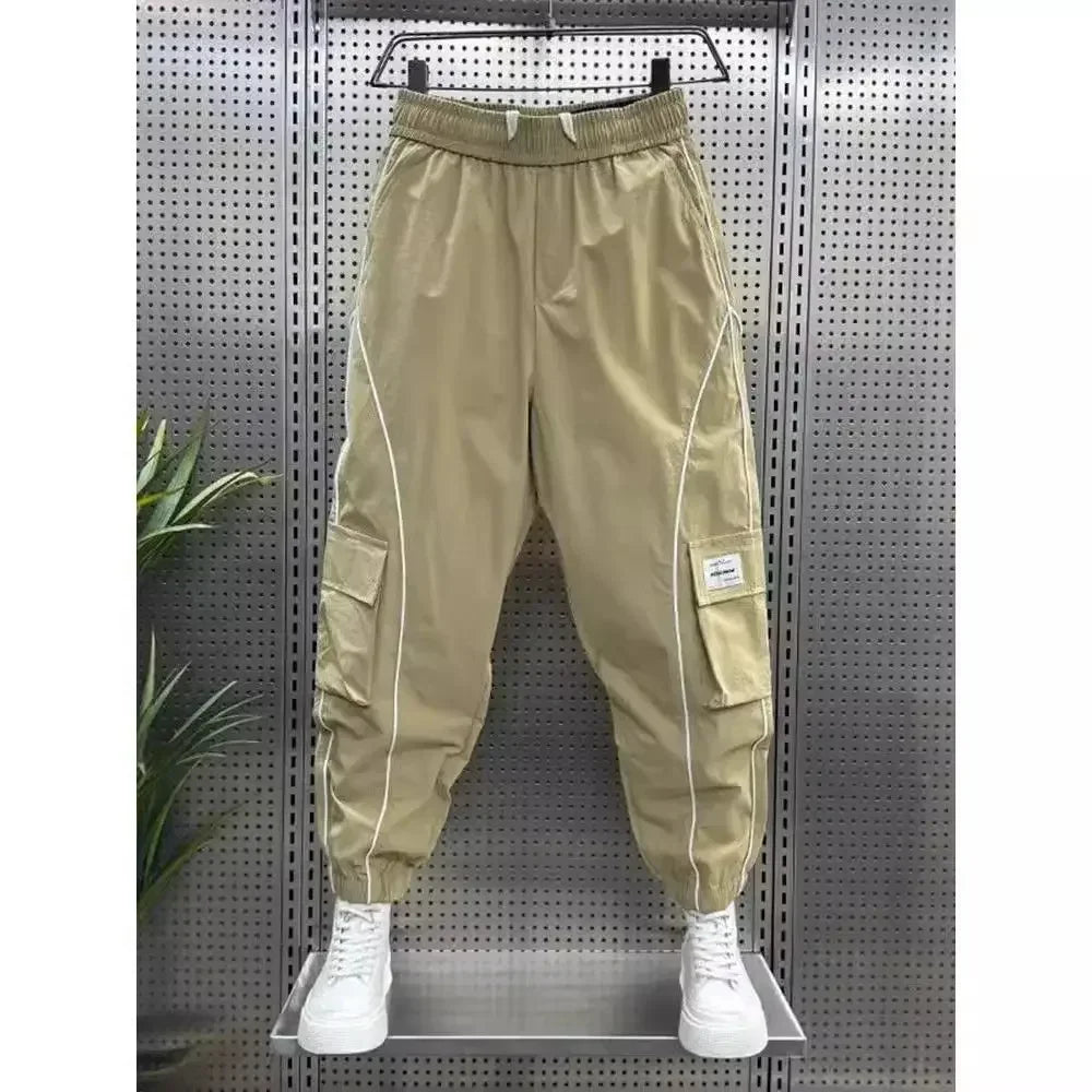 New In Harem Cargo Pants for Men Korean Style Trousers Man Long Fashion Street Harajuku Designer High Quality Cheapest Techwear