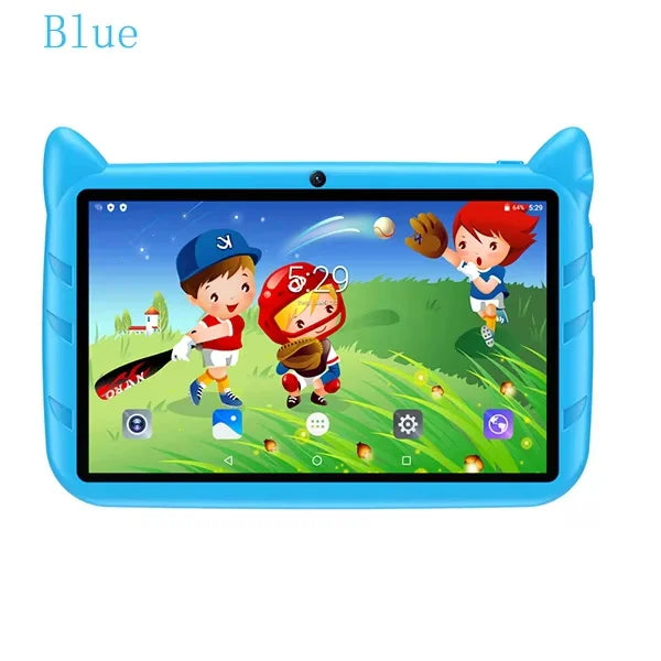 New 7.0-inch 5G WiFi Children's Gift Tablet with 4GB RAM and 64GB ROM Supports Bluetooth, Education, Gaming, Android 9.0