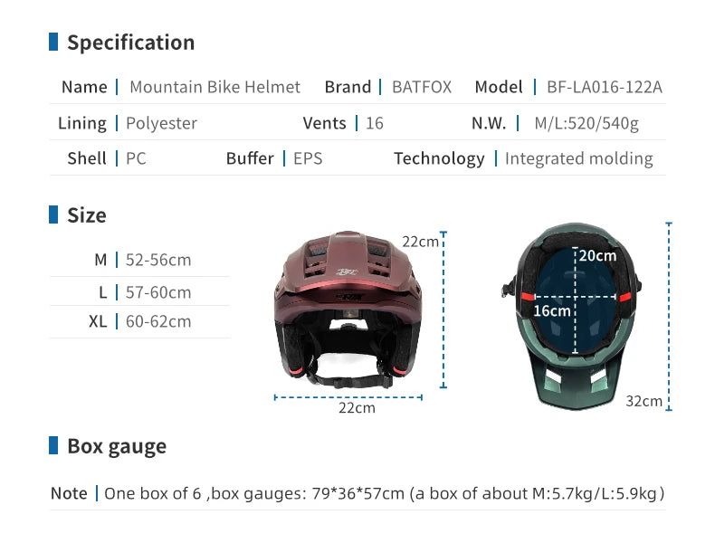 BATFOX bike helmet cycling dh mtb Integrally-molded helmet road mountain safely hat men racing riding casco ciclismo helmets