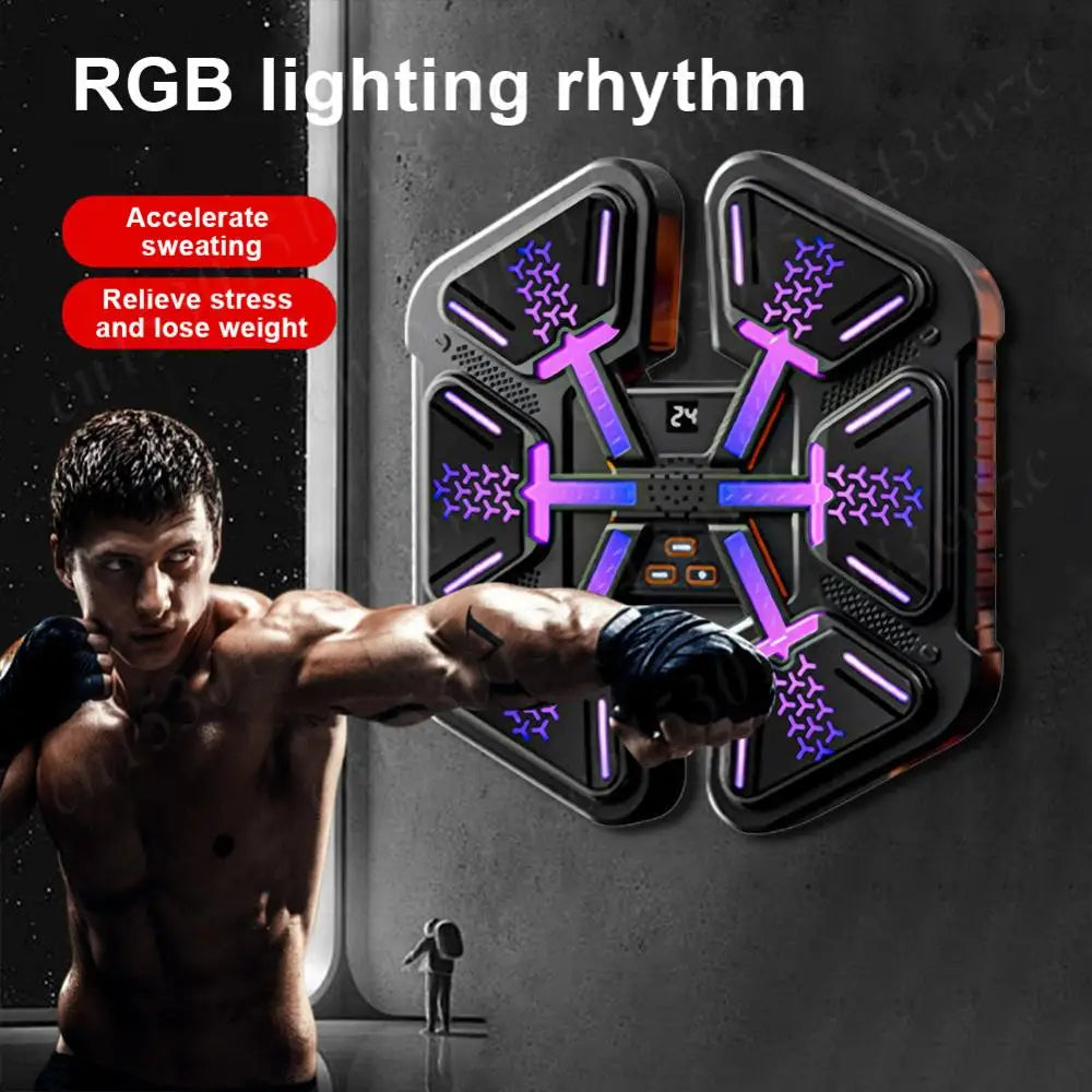 Smart Music Boxing Machine Music Boxing Trainer Boxing Training Punching Equipment Wall-Mounted Boxing Wall Target