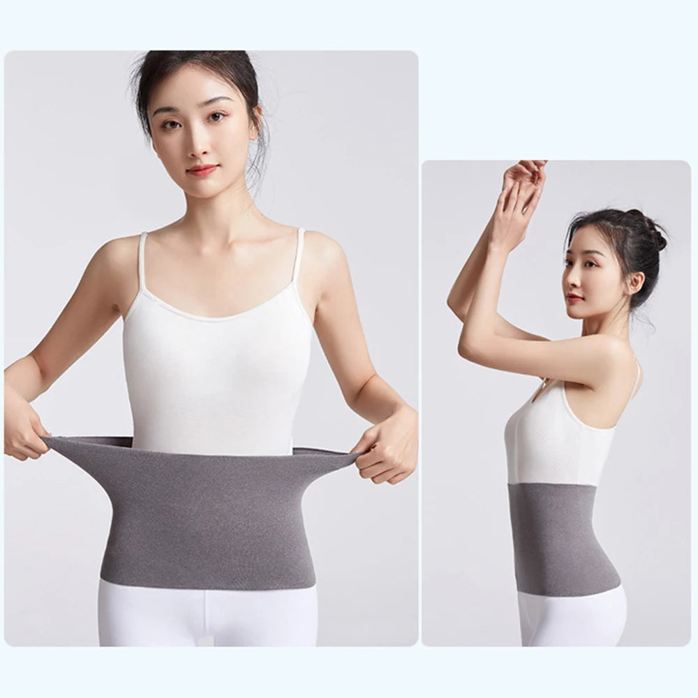 Winter Warm Thermal Waist Support Unisex Elastic Cotton Cloth Abdomen Back Pressure Warmer Inner Wear Belly Protector 2023 New