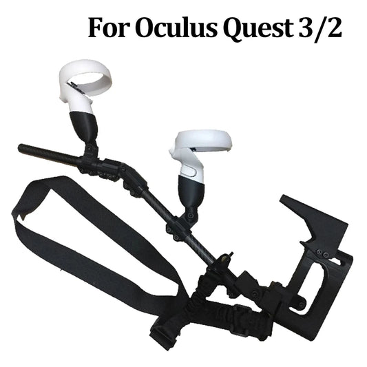 For Oculus Quest 3 Controller Shooting Stand FPS Game Holder, Adjustable Virtual Gunfight Assistance Bracket, for Quest 2 VR