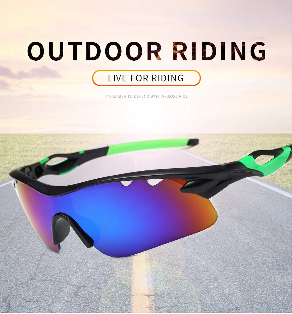 Men and Women Cycling Glasses Mens Sunglasses for Men Outdoor Eyewares Sports Sun Glasses  Multi Color Lens Unisex Glasses