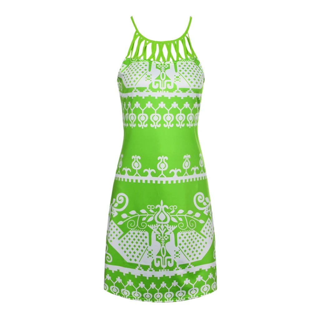 Sexy Dress For Women 2024 Summer Fashion Korean Slim Sleeveless Vacation Beach Sundress Elegant Female Clothing Vestidos Mini Dr