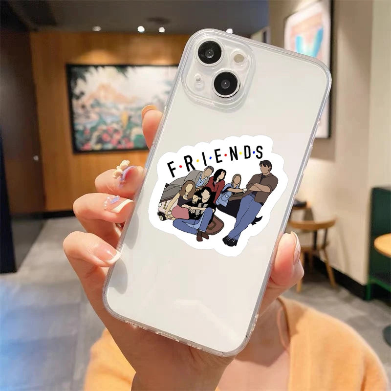 Friends TV Show Central Perk Luxury Transparent Soft Phone Case For iPhone 15 14 13 12 11 Pro Max XS X XR 7 8 Plus Cover Fundas