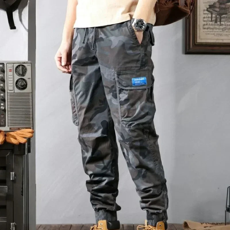 Male Trousers Cotton Multi Pocket Men's Cargo Pants Multipockets Baggy Regular Fit Luxury Aesthetic New In Cheapest Harajuku Emo