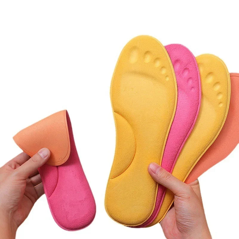 2/6pcsWinter Fur Self Heating Insoles Foot Thermal Thicken Insole Memory Foam Shoe Pads Warm Sports Shoes Inserts for Women Men